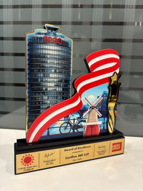 HDFC Ergo Pioneers Round Table Award of Excellence to Conflux IMF LLP