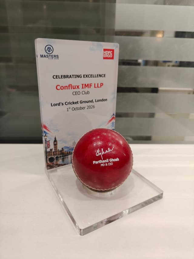 HDFC Ergo Masters Club CEO Club award to Conflux IMF LLP